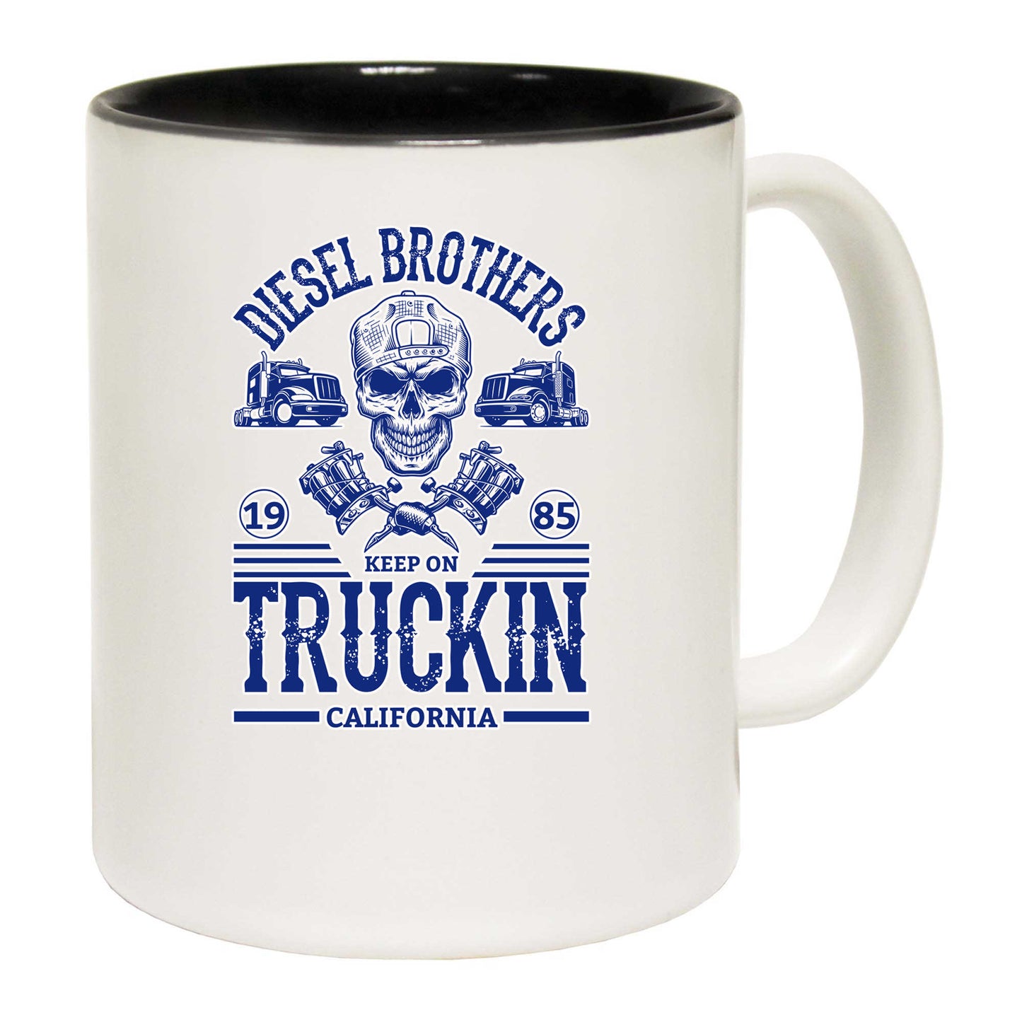 Brothers 1985 Keep On Truckin California Truck - Funny Coffee Mug