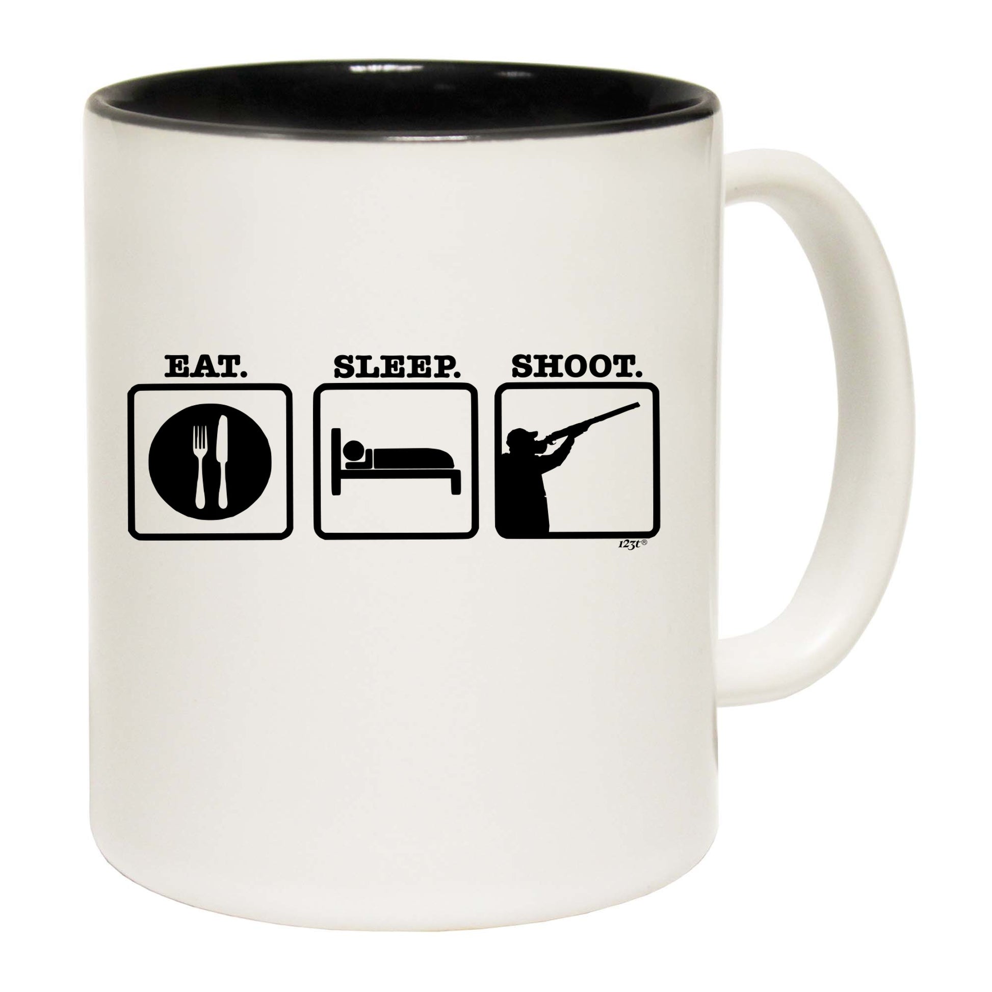 Eat Sleep Shoot - Funny Coffee Mug