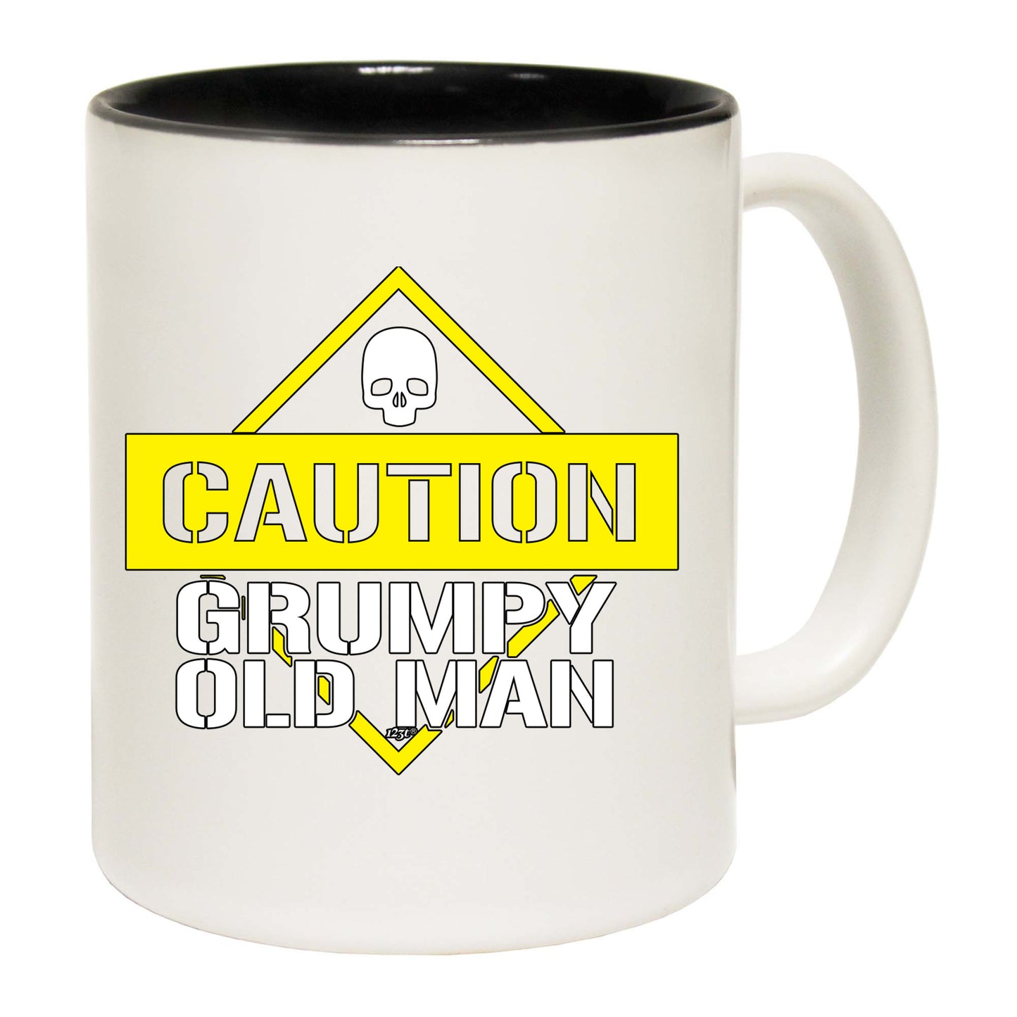 Caution Grumpy Old Man - Funny Coffee Mug