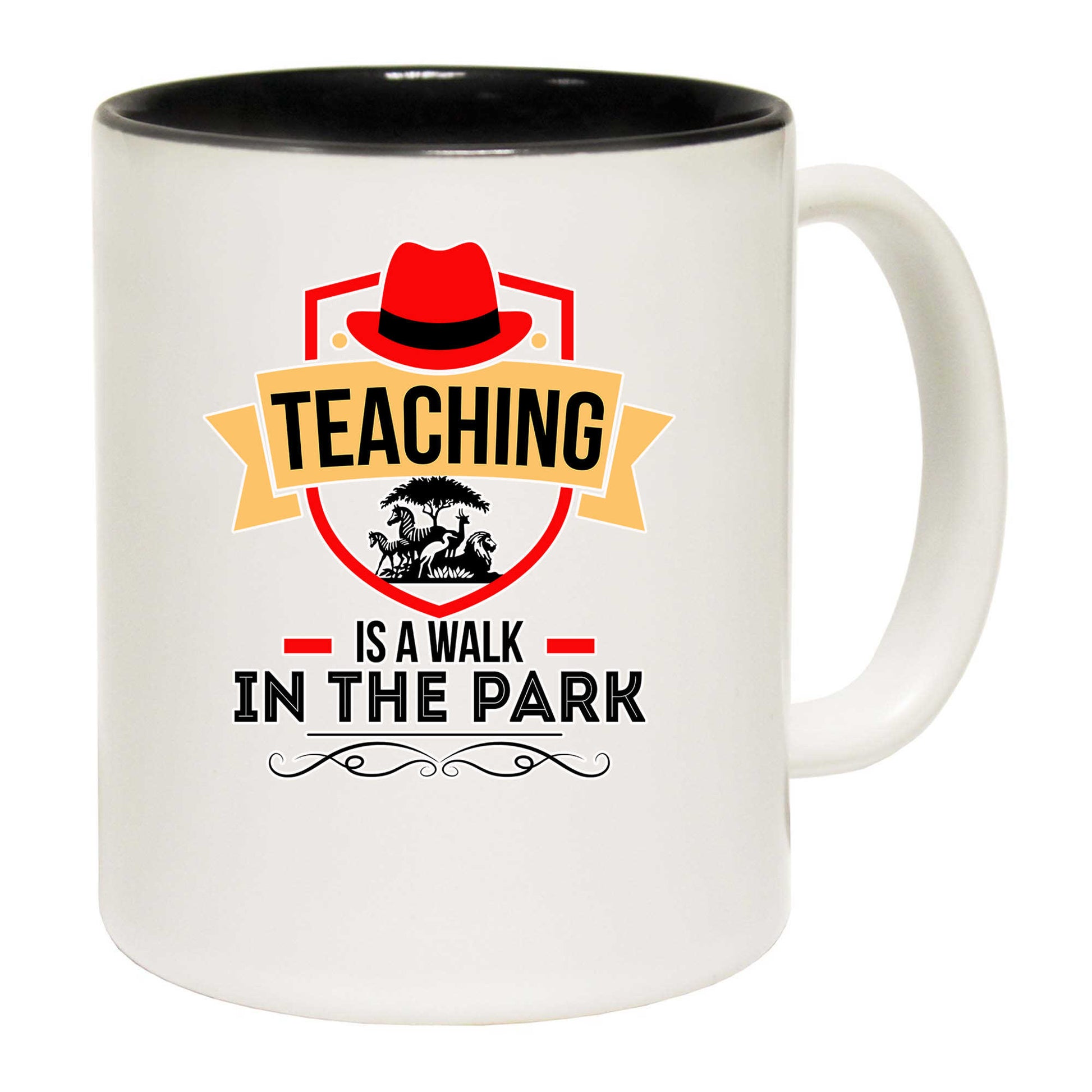 Teaching Is A Walk In The Park Teacher School - Funny Coffee Mug