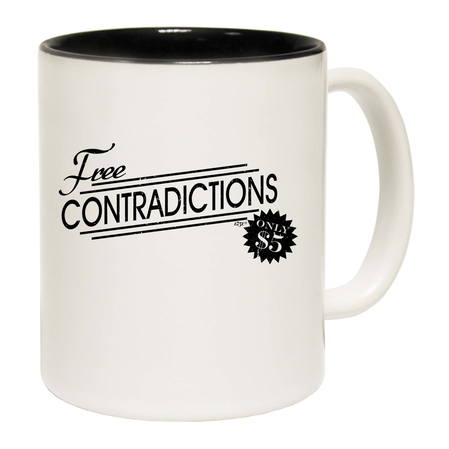 Free Contradictions - Funny Coffee Mug