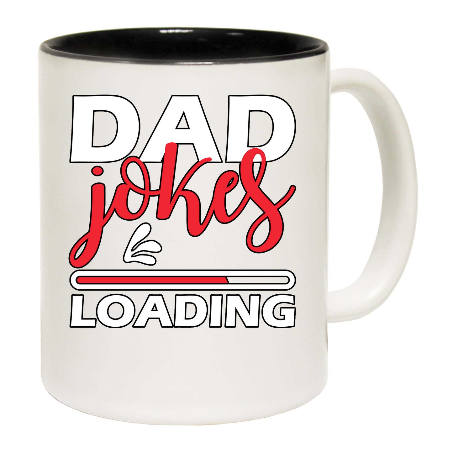 Dad Jokes Loading Father Daddy - Funny Coffee Mug