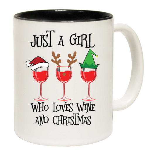 Just A Girl Who Loves Wind And Christmas - Funny Coffee Mug