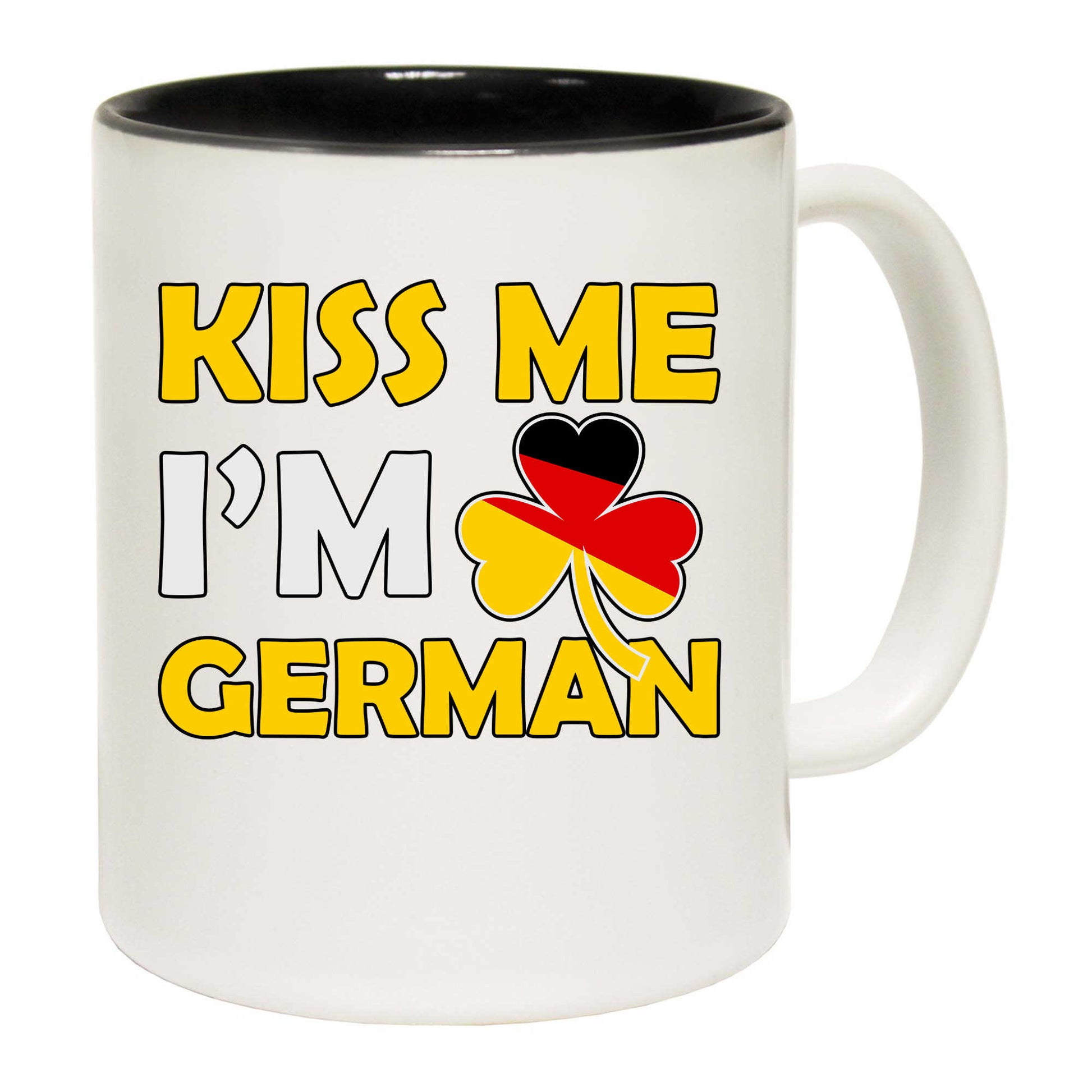 Kiss Me Im German Germany Flag Lucky - Funny Coffee Mug