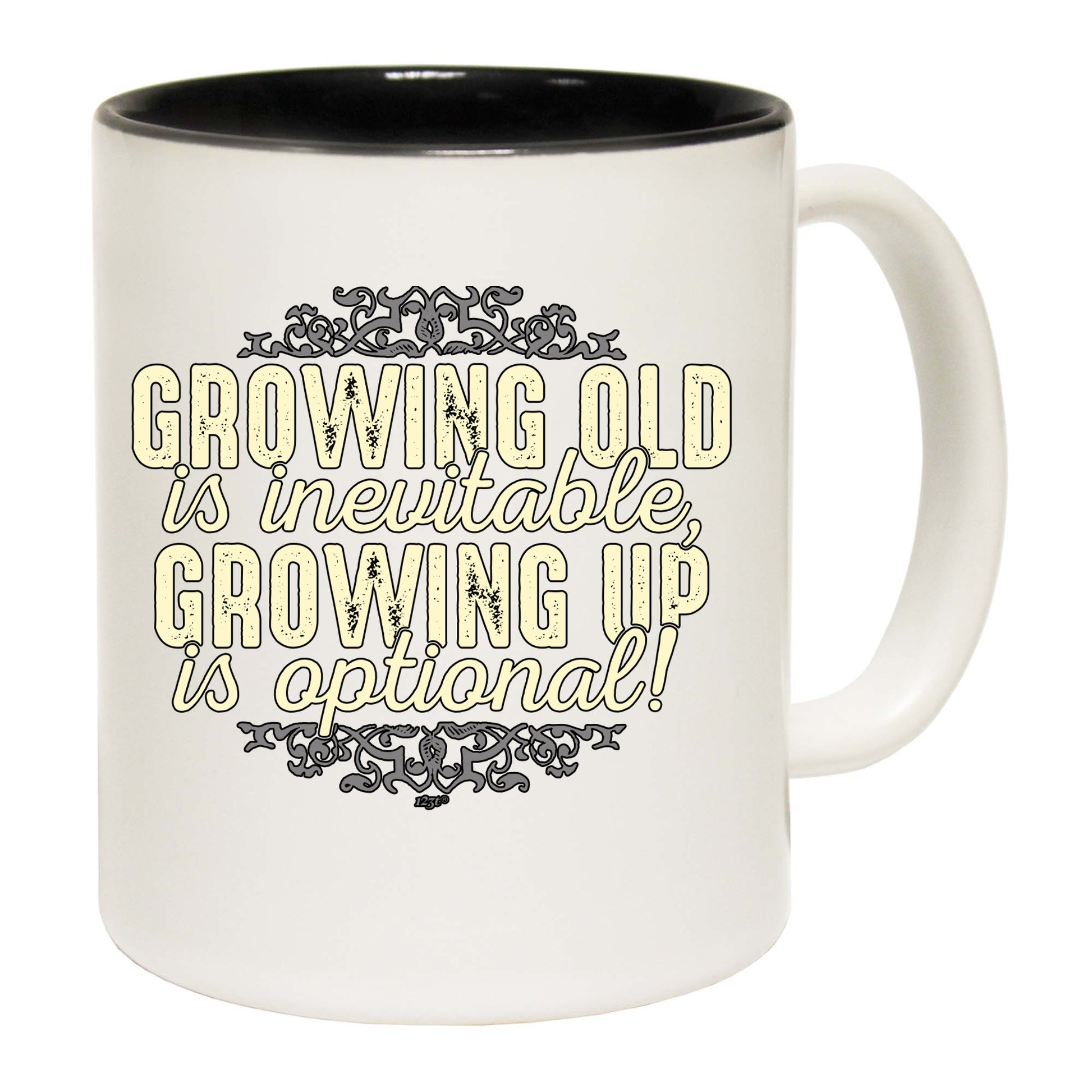 Growing Old Is Inevitable - Funny Coffee Mug