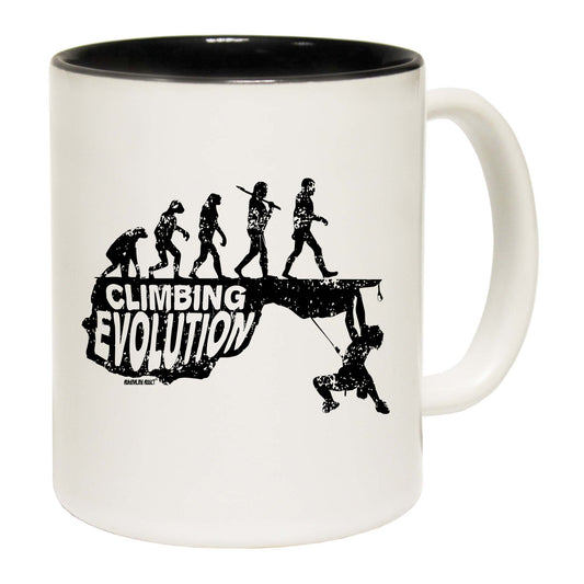 Aa Climbing Evolution - Funny Coffee Mug