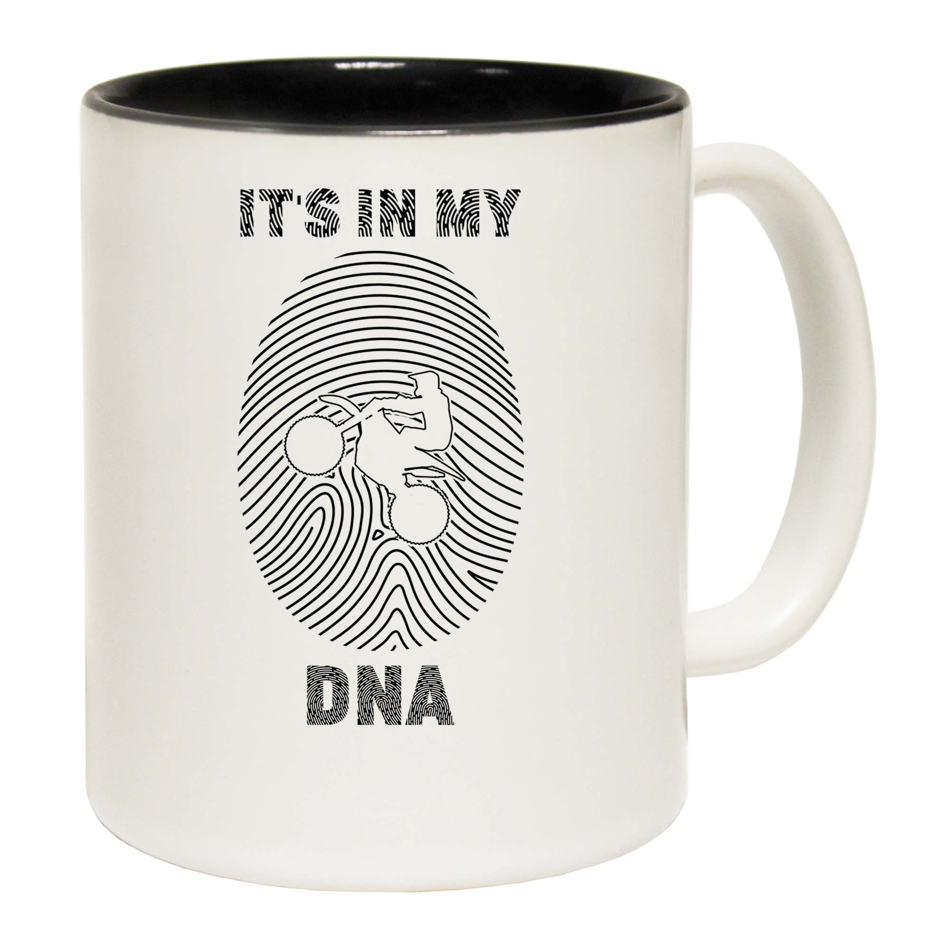 Its In My Dna Motorcycle Motorbike Dirtbike - Funny Coffee Mug