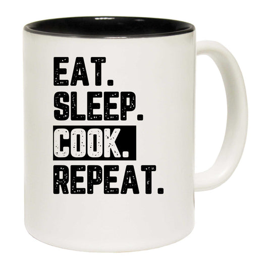 Eat Sleep Cook Repeat - Funny Coffee Mug