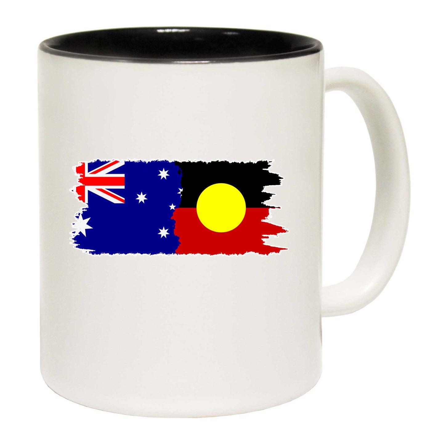 Australia Aboriginal Flag Joined United As One - Funny Coffee Mug