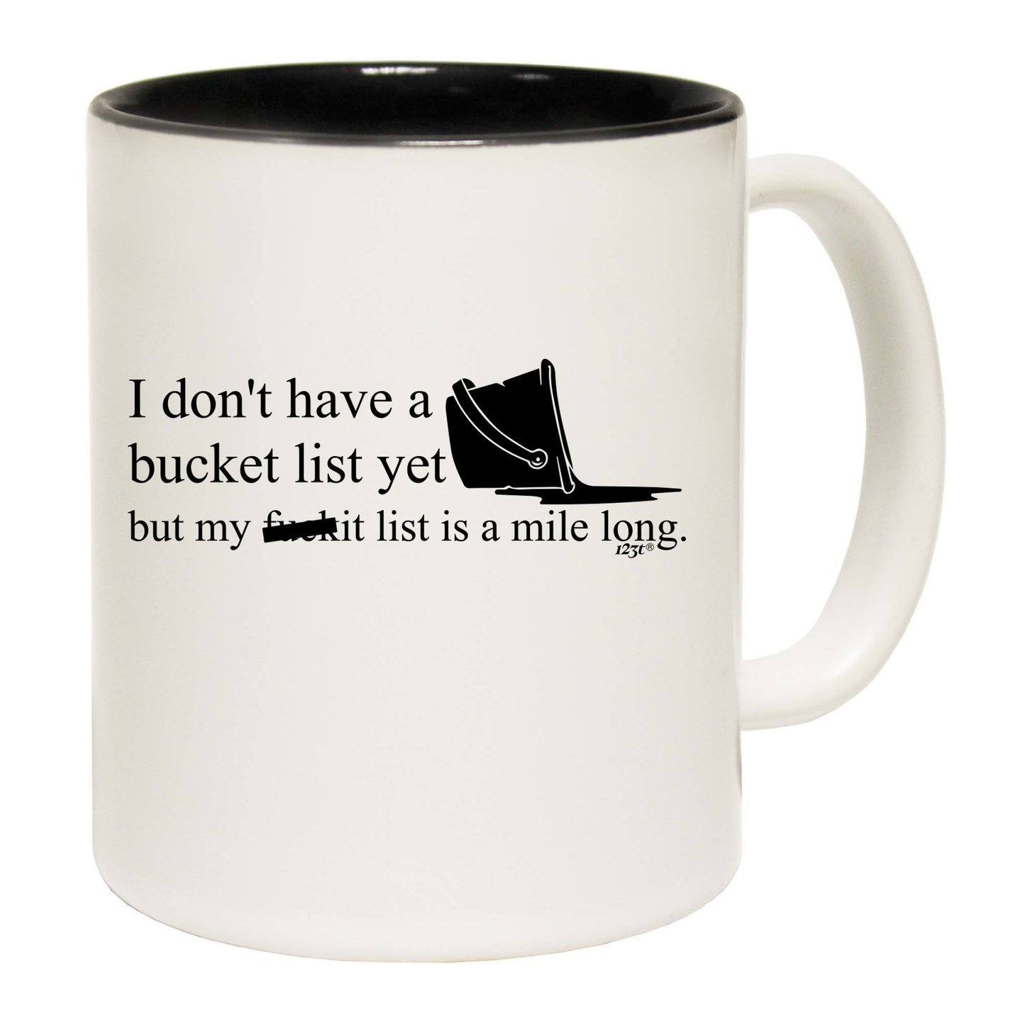 Dont Have A Bucket List But My F  Kit List - Funny Coffee Mug