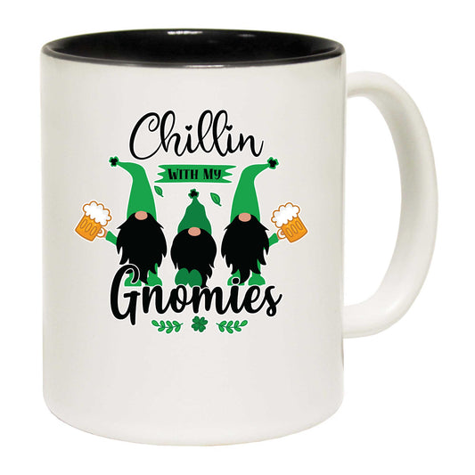 Chillin With My Gnomies Irish St Patricks Day Ireland - Funny Coffee Mug