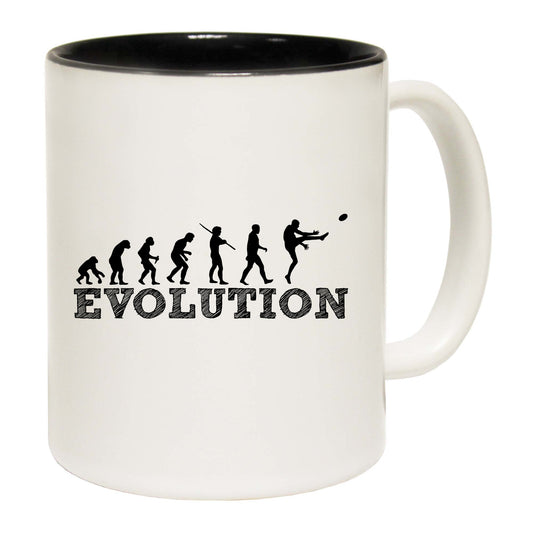 Evolution Australian Football - Funny Coffee Mug