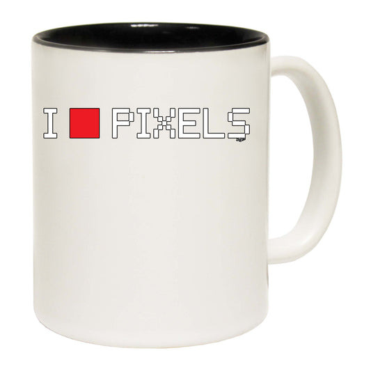 Love Pixels - Funny Coffee Mug