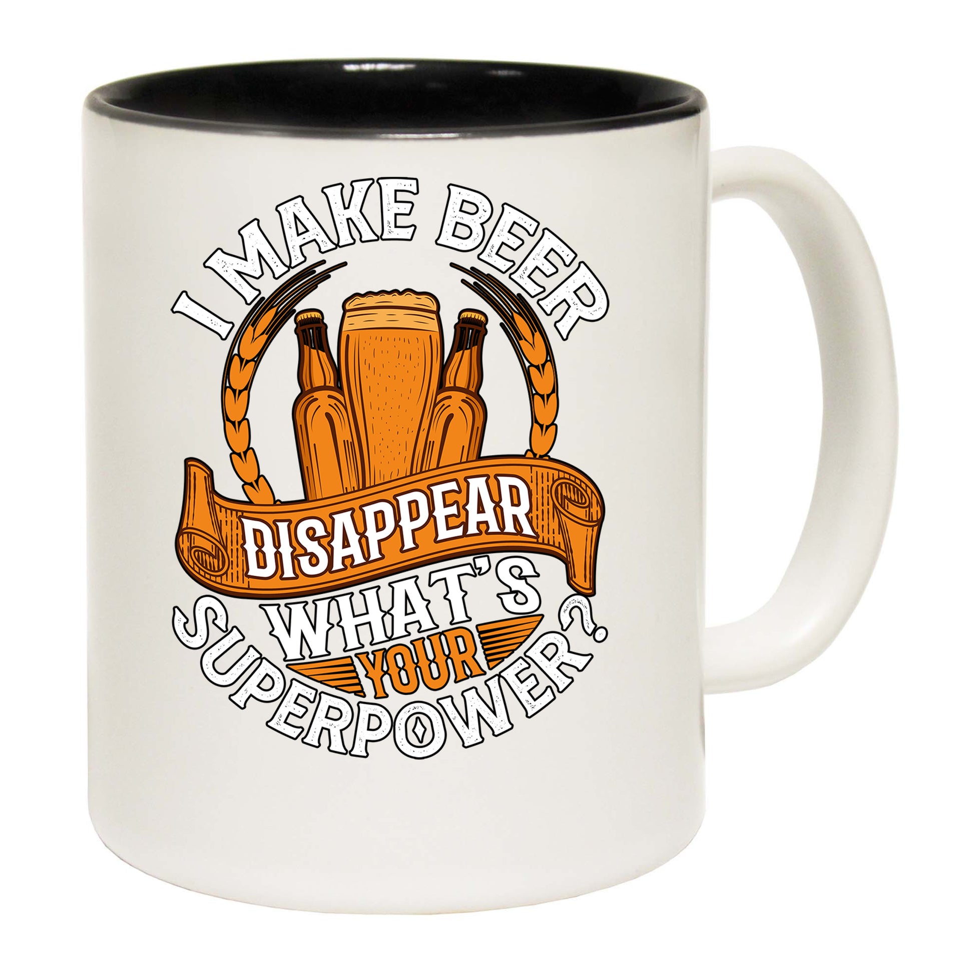 Make Beer Disappear Whats Your Superpower Alcohol - Funny Coffee Mug