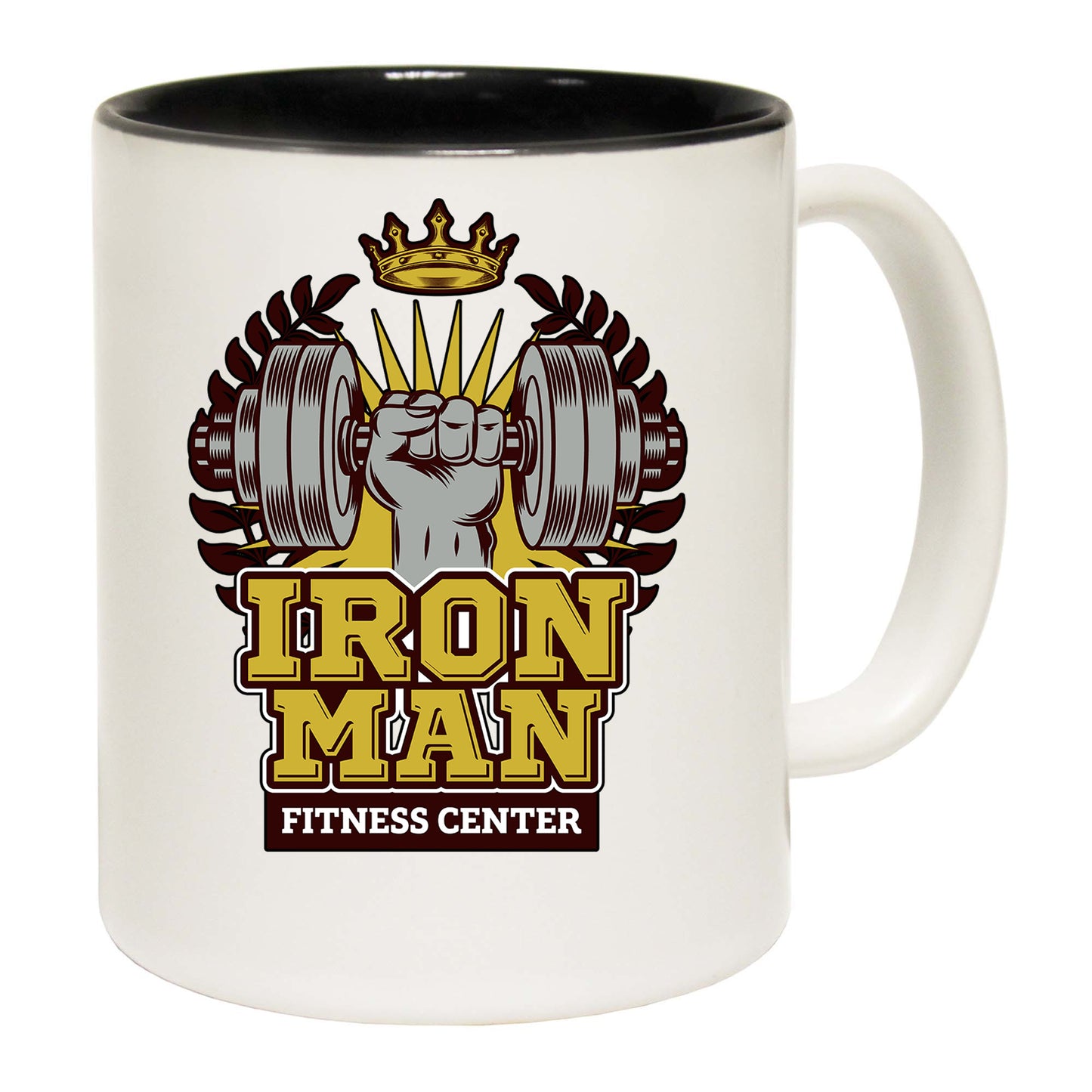 Iron Man Fitness Center Gym Bodybuilding Weights - Funny Coffee Mug