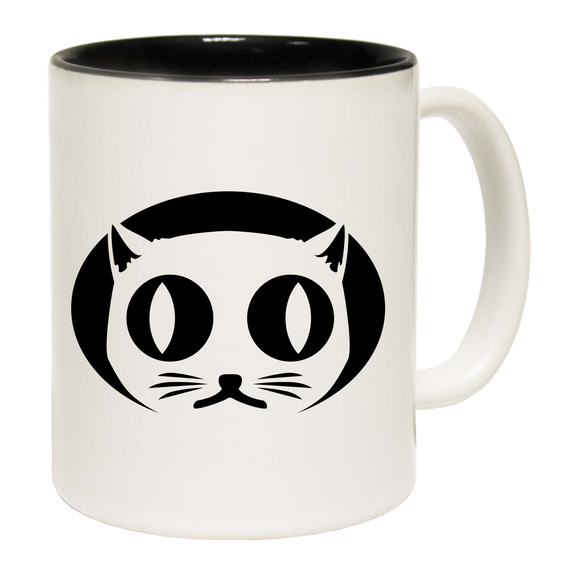 Halloween Cat Face - Funny Coffee Mug