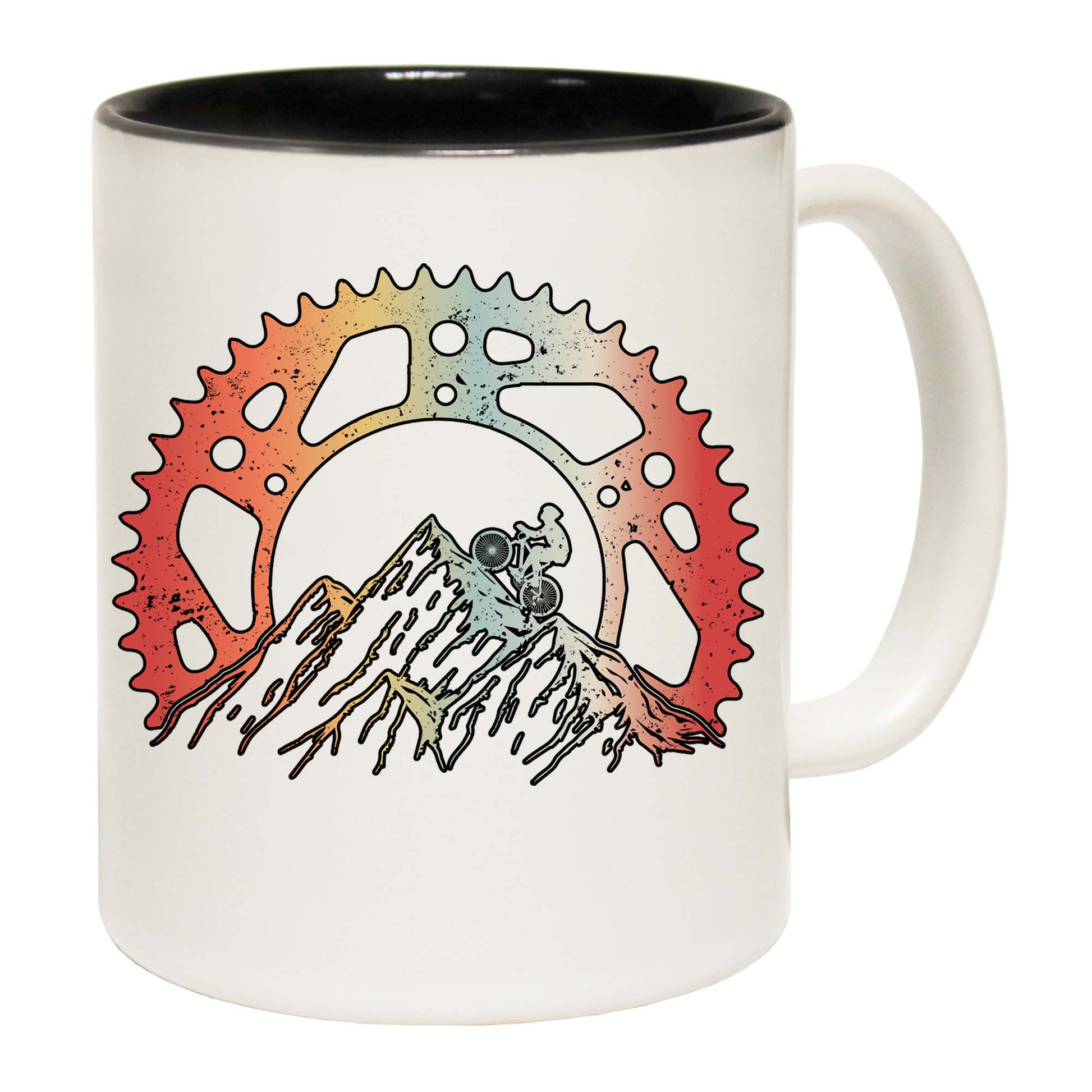 Mountain Biking Cogs Cycling Bicycle Bike - Funny Coffee Mug