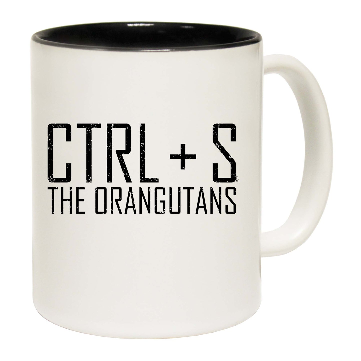 Ctrl S Save The Orangutans - Funny Coffee Mug