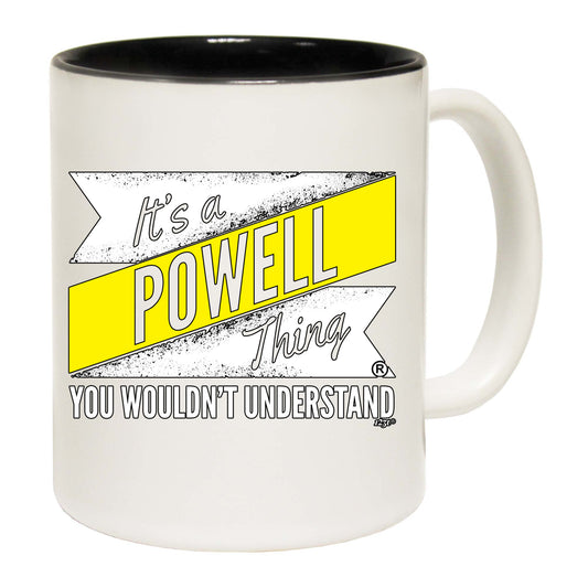 Powell V2 Surname Thing - Funny Coffee Mug