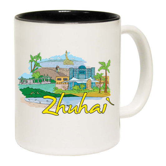 Zhuhai China Country Flag Destination - Funny Coffee Mug