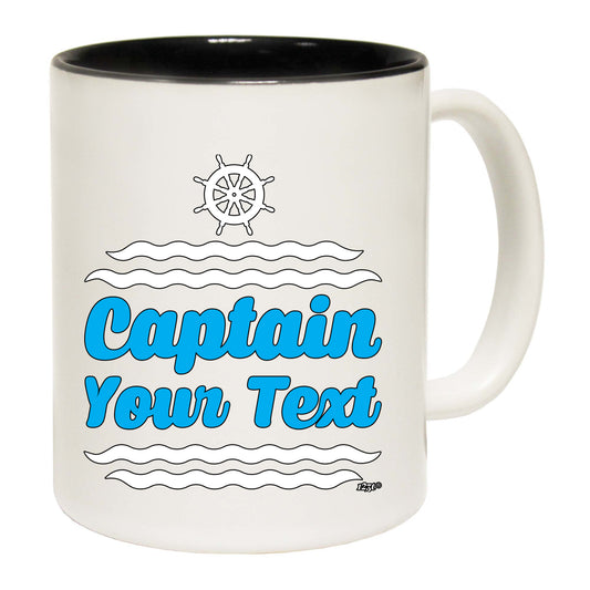 Captain Your Text Personalised - Funny Coffee Mug