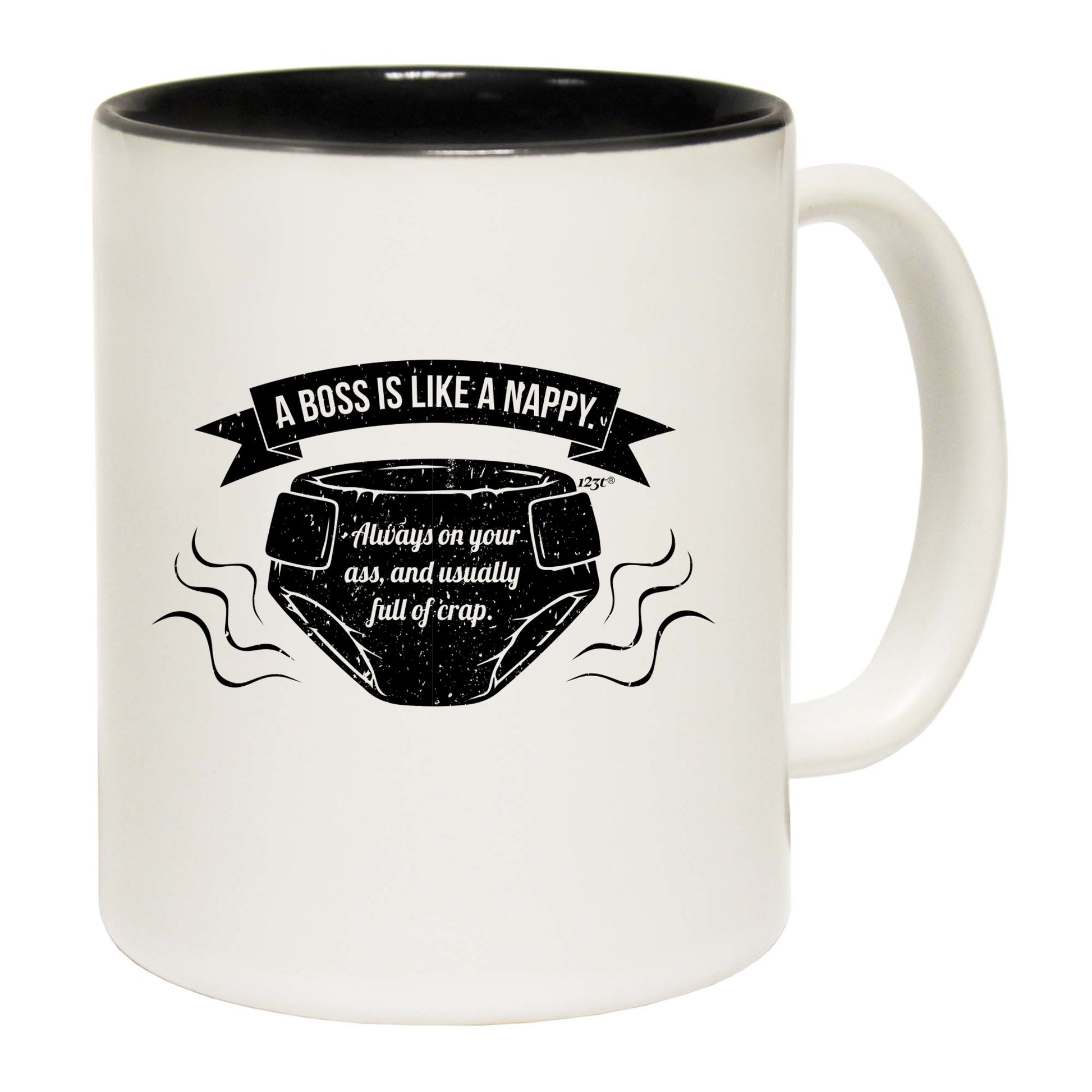 A Boss Is Like A Nappy - Funny Coffee Mug