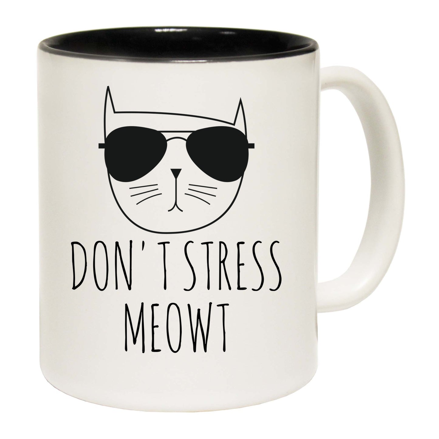 Dont Stress Meow Cat Cats Animal - Funny Coffee Mug