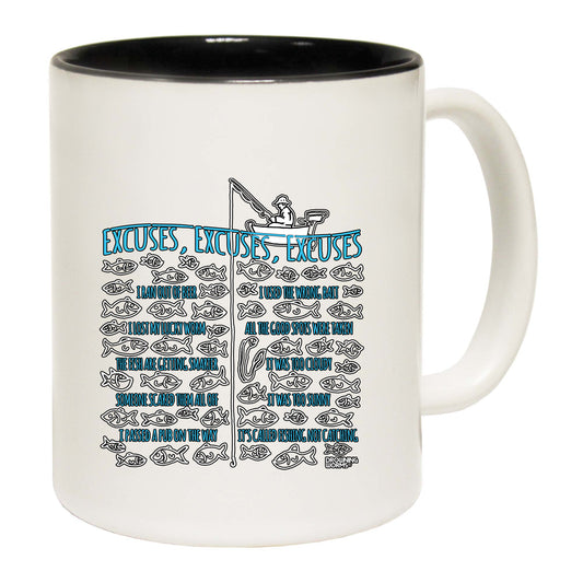 Dw Fishing Excuses - Funny Coffee Mug