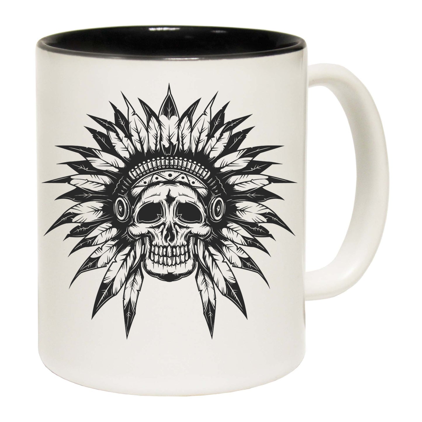 Indian Skull Chief - Funny Coffee Mug