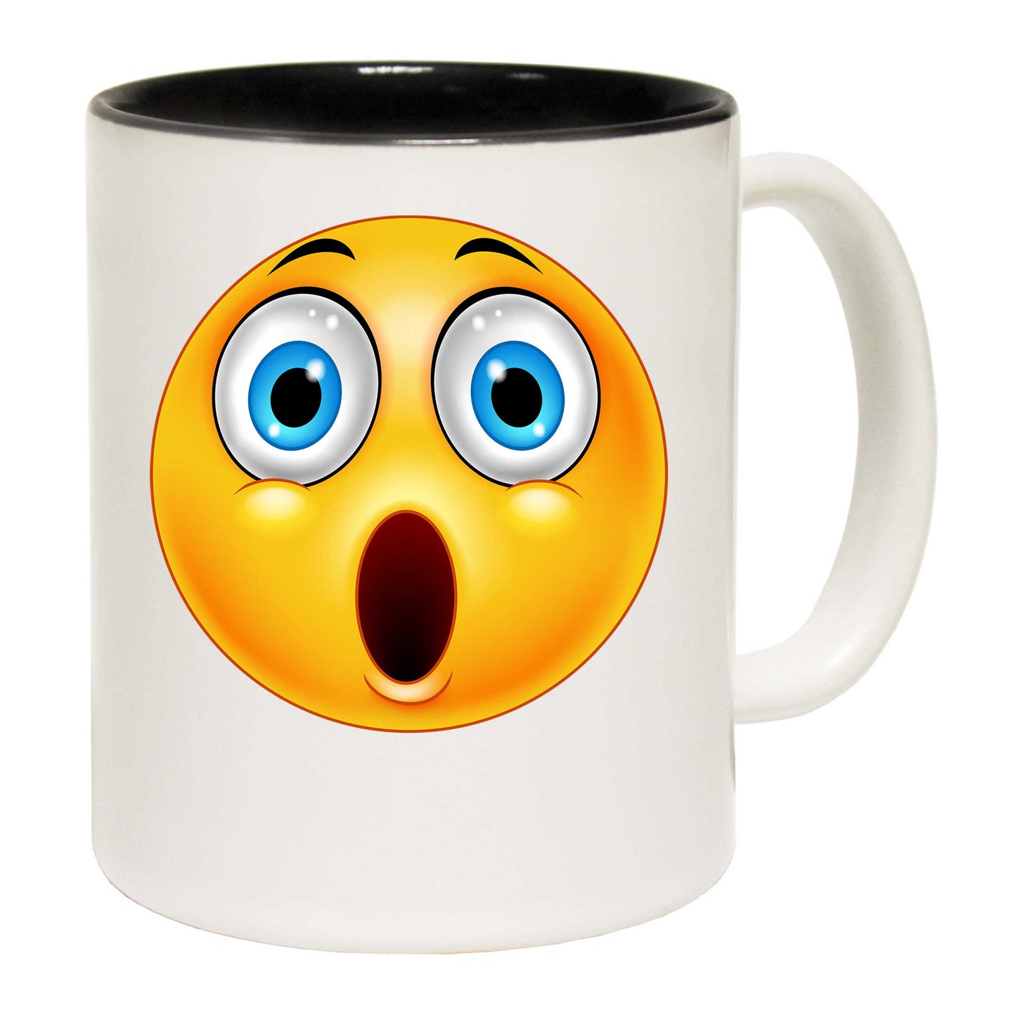 Surprised Emoticon Smile Face Icon - Funny Coffee Mug