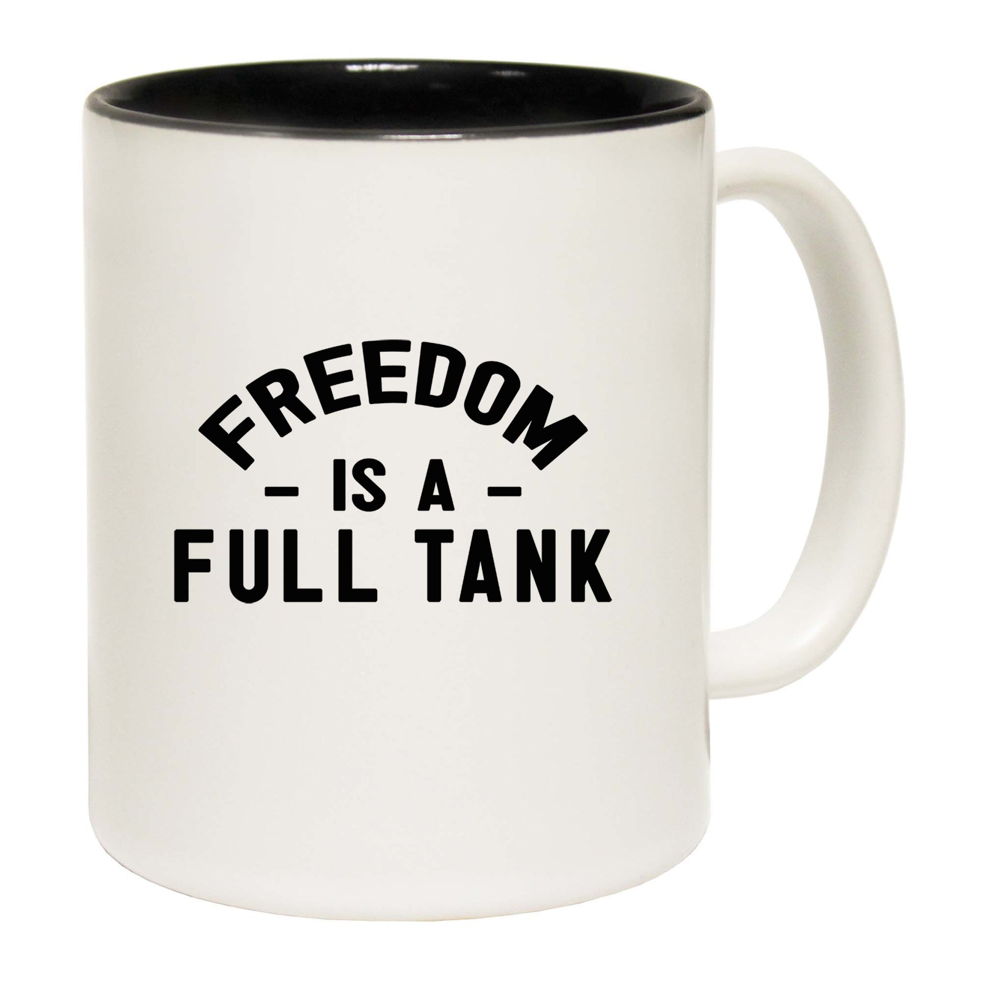 Freedom Is A Full Tank Motorcycle Motorbike - Funny Coffee Mug