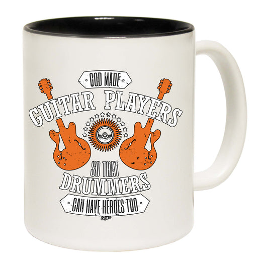 God Made Guitar Players - Funny Coffee Mug