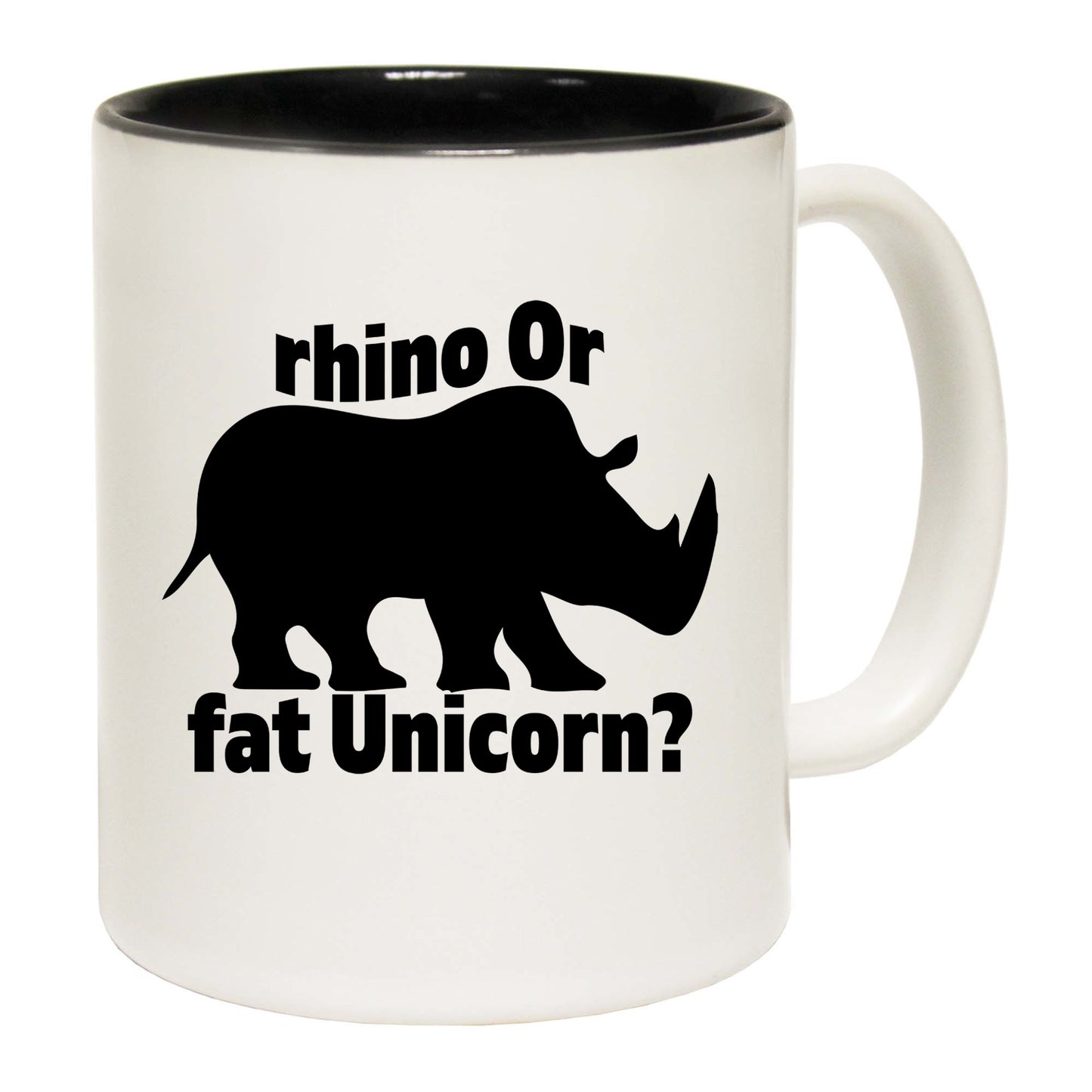 Rhino Or Fat Unicorn - Funny Coffee Mug