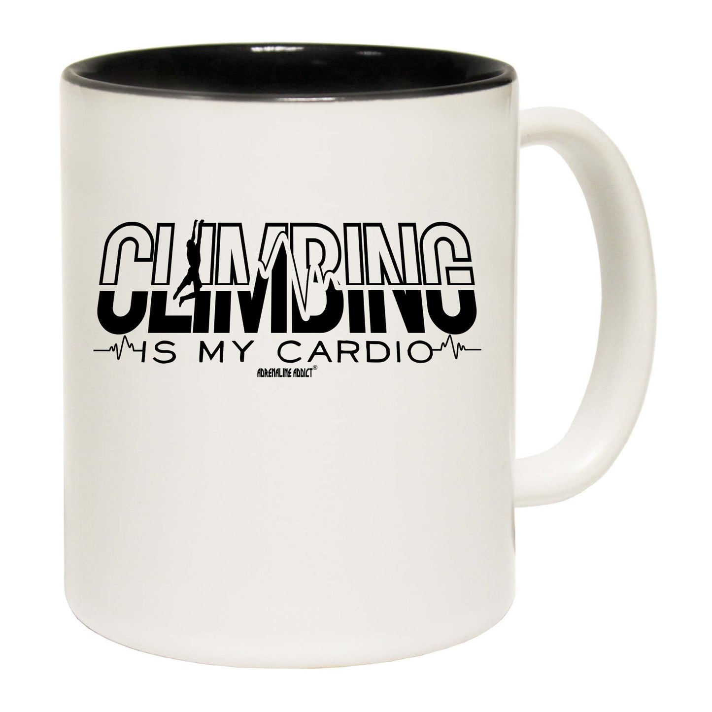 Aa Climbing Is My Cardio - Funny Coffee Mug