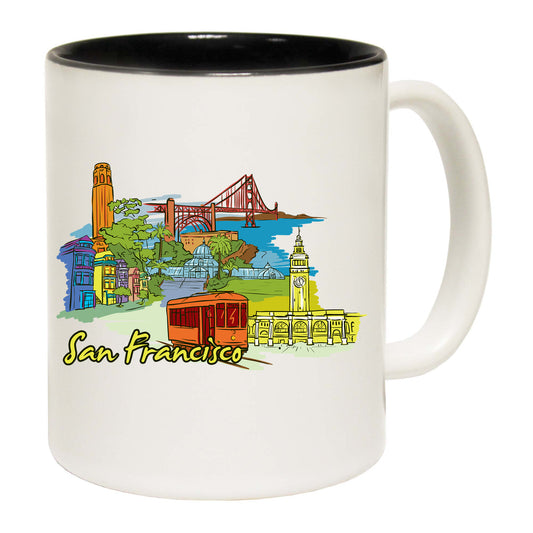 San Francisco California Usa Country Flag Destination - Funny Coffee Mug