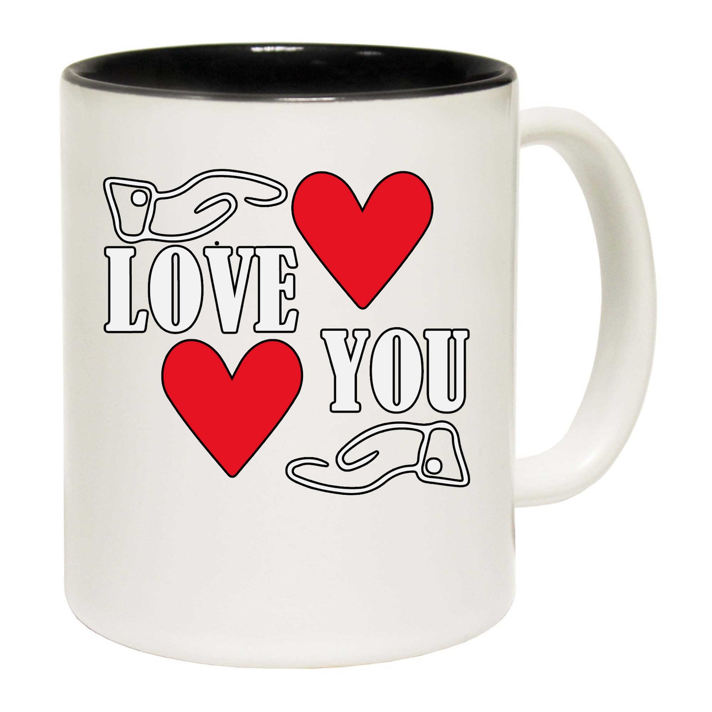 Love You Valentines Day - Funny Coffee Mug