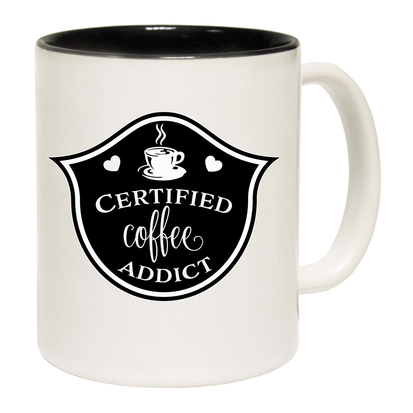 Certified Coffee Addict - Funny Coffee Mug