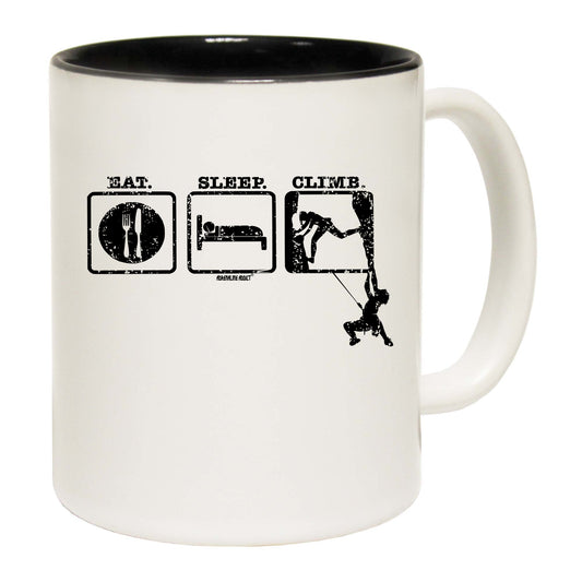 Aa Eat Sleep Climbing 2 Climbers - Funny Coffee Mug