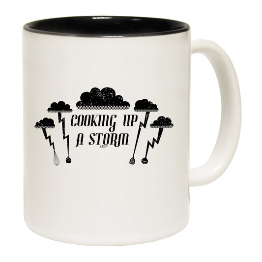 Cooking Up A Storm Kitchen Chef - Funny Coffee Mug