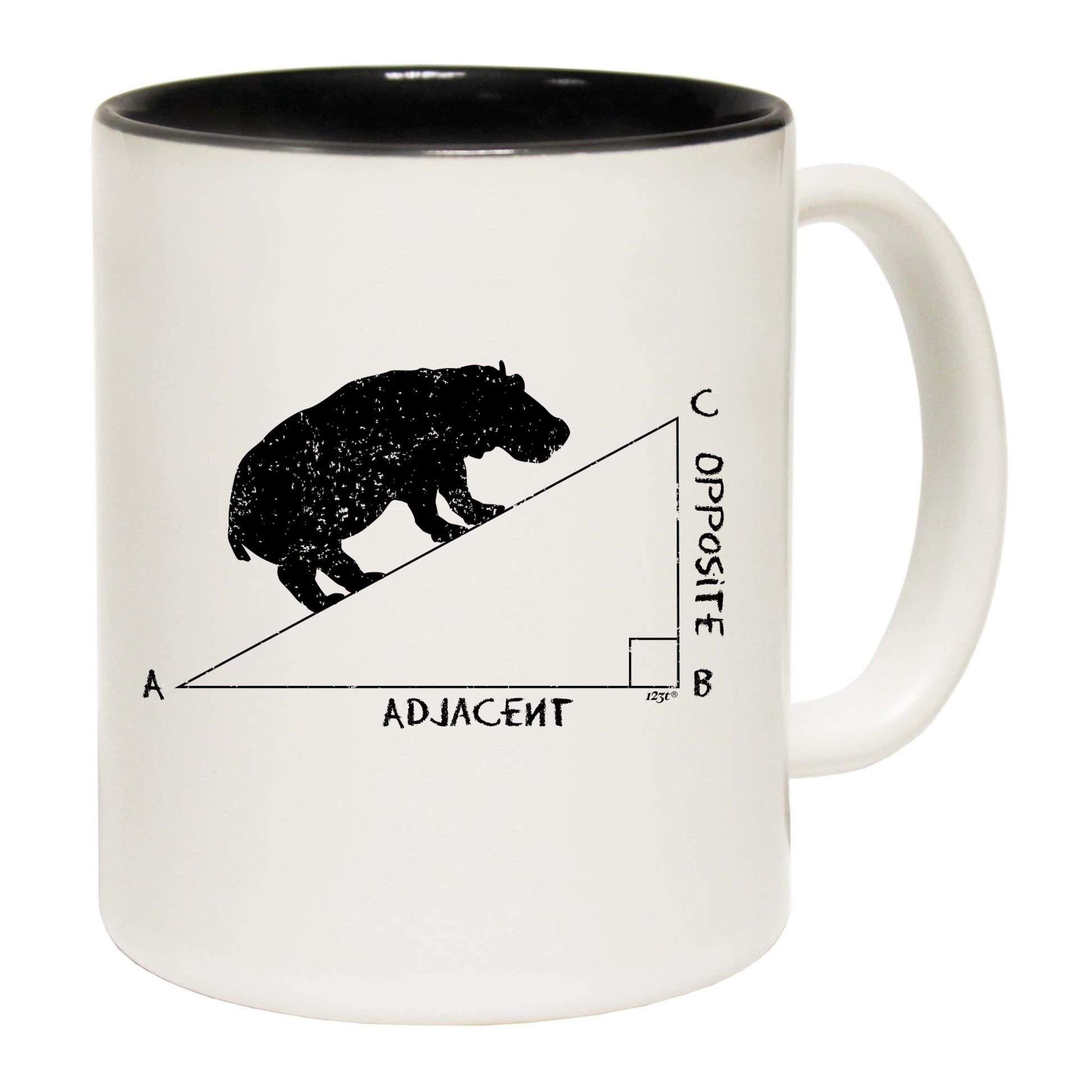 Hypotenuse Hippo Hippopotamus - Funny Coffee Mug