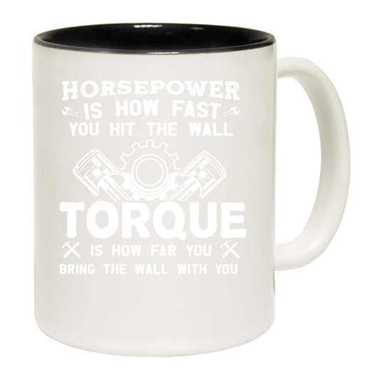 Horsepower Torque Mechanic Car V1 - Funny Coffee Mug