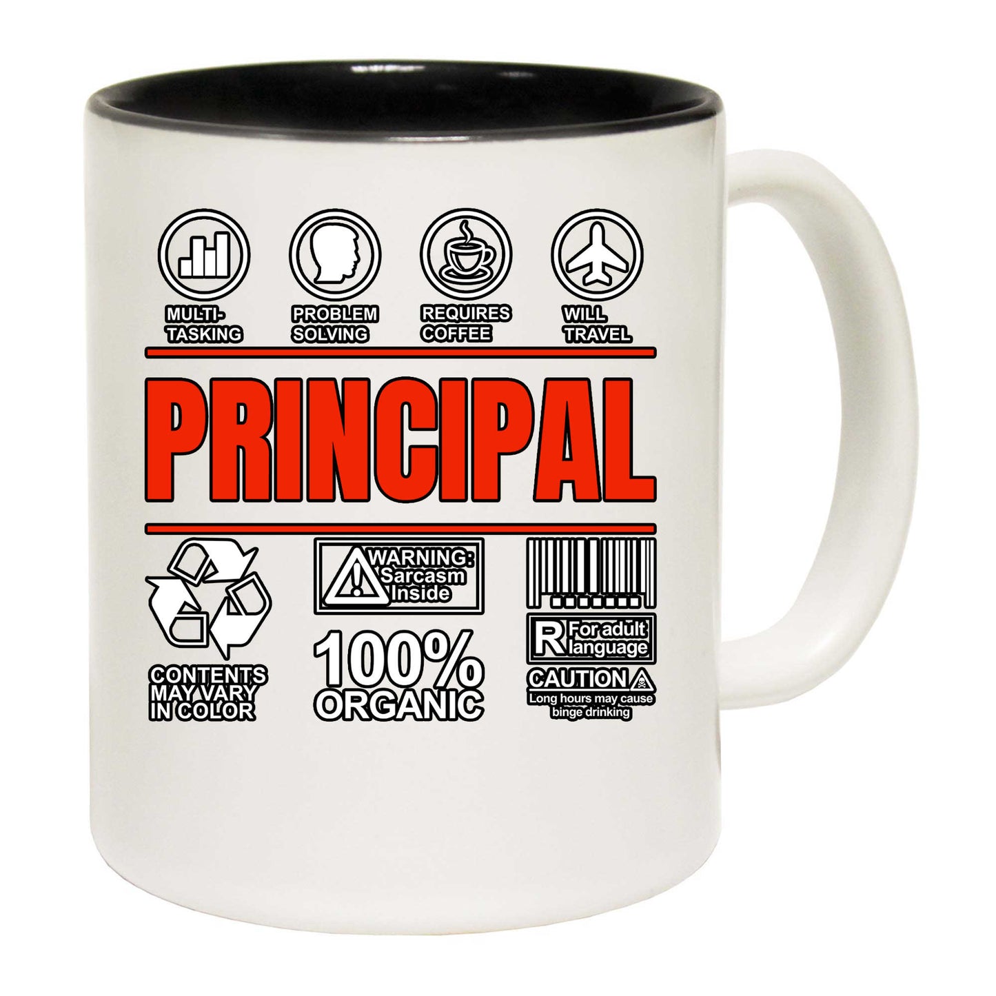 Principal School  Teacher Sarcastic Humour - Funny Coffee Mug