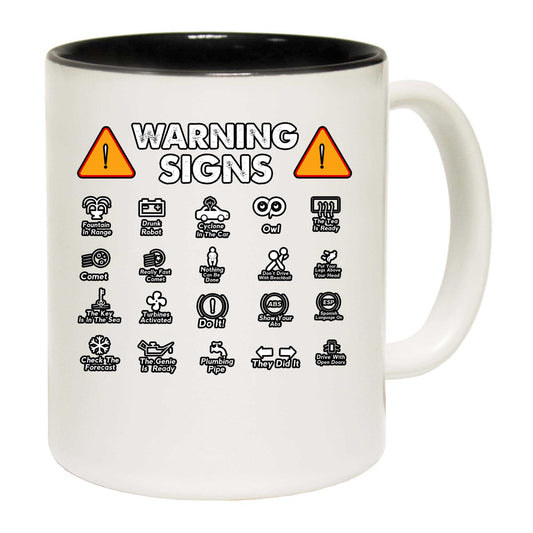 Driving Warning Signs Mechanic - Funny Coffee Mug