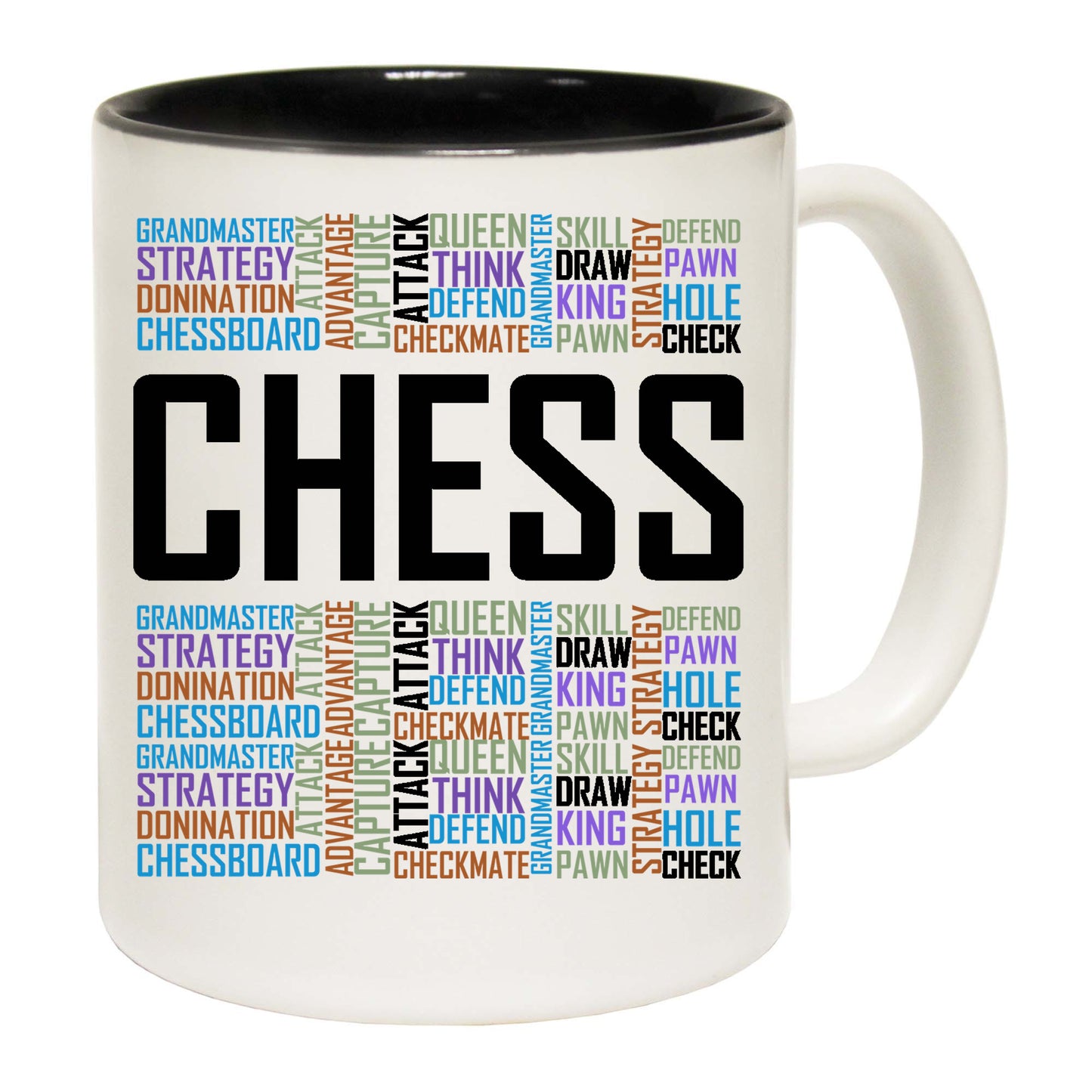 Chess Player Strategy Game Games - Funny Coffee Mug