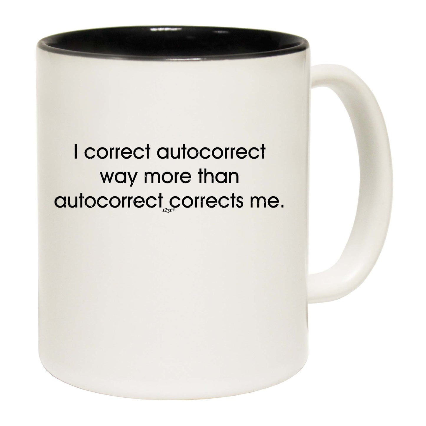 Correct Autocorrect Way More - Funny Coffee Mug