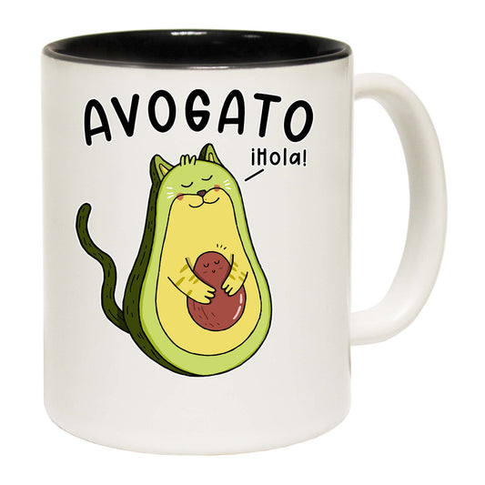 Avagato Avocado Cat Kitten Cats - Funny Coffee Mug