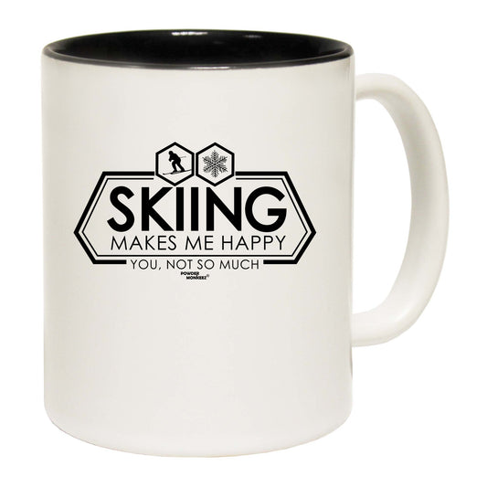 Pm Skiing Makes Me Happy - Funny Coffee Mug