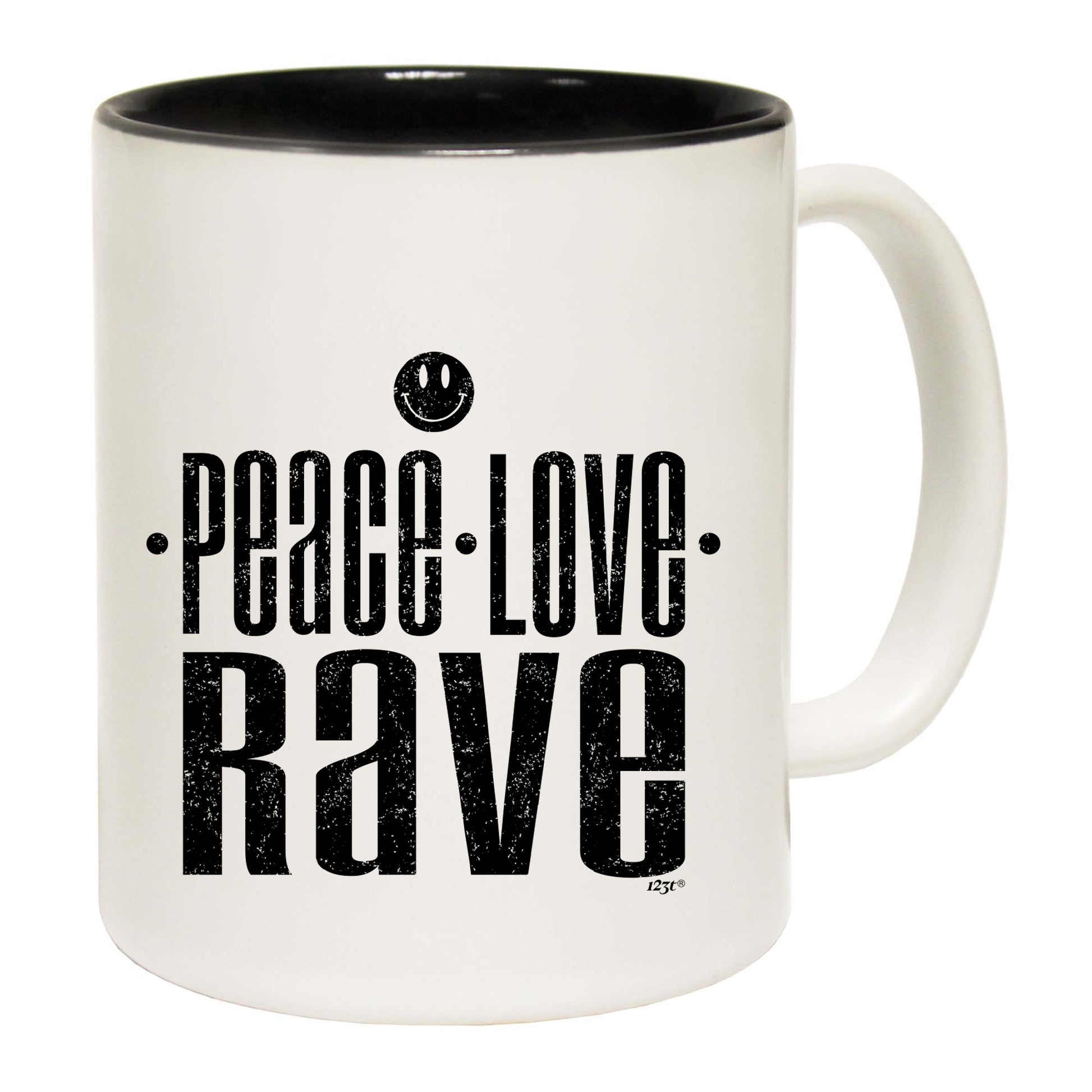 Peace Love Rave - Funny Coffee Mug