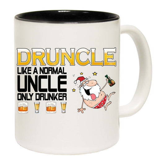 Druncle Like A Normal Uncle Christmas - Funny Coffee Mug