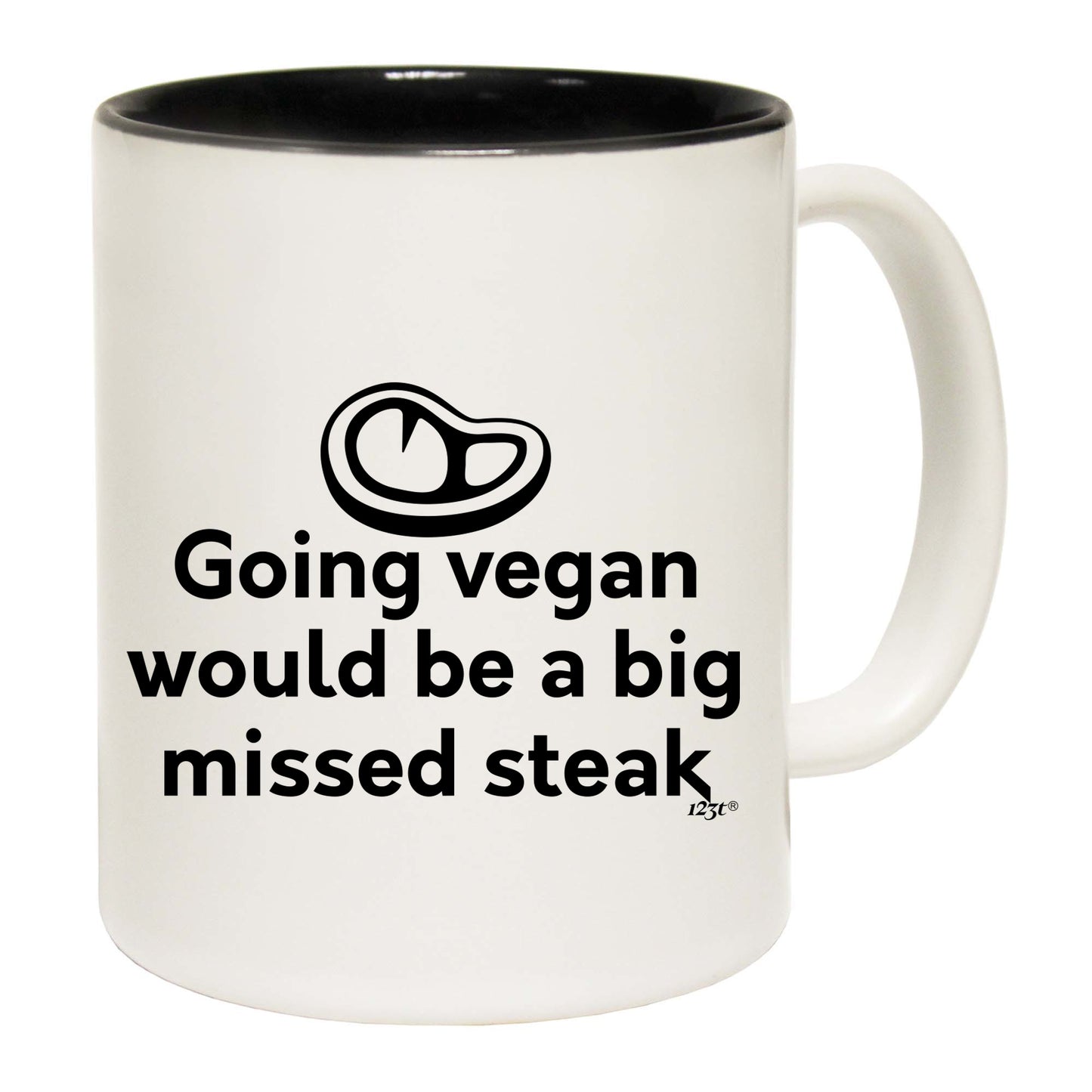 Going Vegan Would Be Steak - Funny Coffee Mug